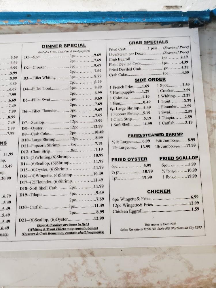 Tony Crab & Seafood Menu image 4